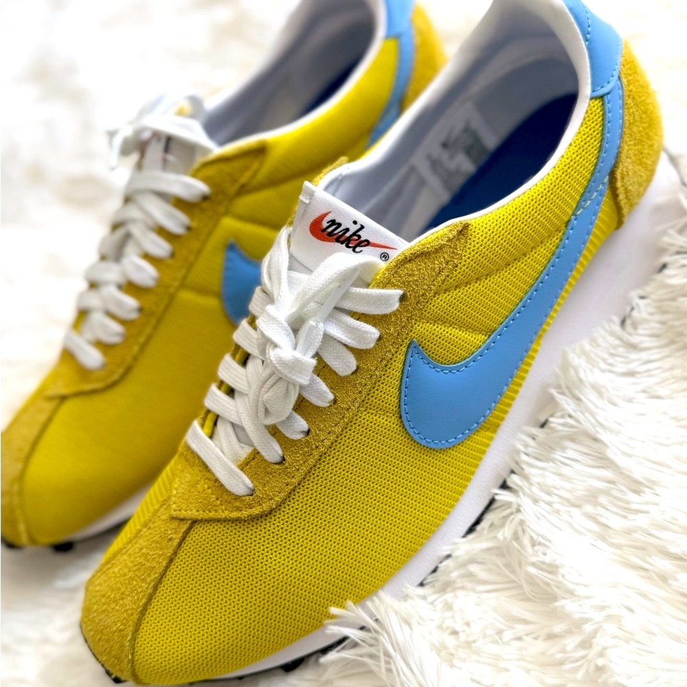 Nike Retro Yellow and Blue Sneakers